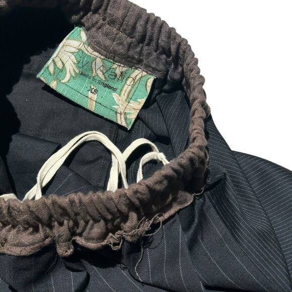 By Walid Pinstripe paneled trouser - Picture 2 of 3